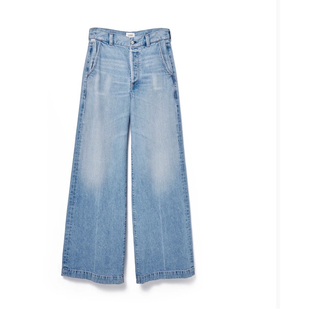 Citizens of Humanity Beverly Jeans Size 30 Wide Leg Denim High Rise NWT - Picture 2 of 15
